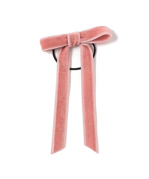 こども ビームス(コドモビームス)の「lusikka / ベルベット リボンゴム(ヘアゴム・キッズ・ブラック/ベージュ/グレー/ピンク/ブルー系その他3/イエロー系その他6/インディゴブルー/グレー系その他/ネイビー/レッド系その他2/イエロー系その他4/ブラック系その他4/ブラウン系その他・ONE SIZE)」の13枚目の写真