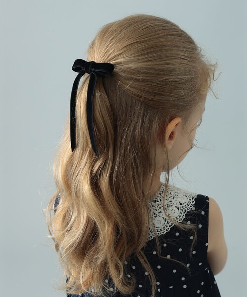 こども ビームス(コドモビームス)の「lusikka / ベルベット リボンゴム(ヘアゴム・キッズ・ブラック/ベージュ/グレー/ピンク/ブルー系その他3/イエロー系その他6/インディゴブルー/グレー系その他/ネイビー/レッド系その他2/イエロー系その他4/ブラック系その他4/ブラウン系その他・ONE SIZE)」の20枚目の写真