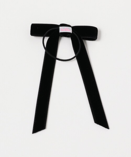 こども ビームス(コドモビームス)の「lusikka / ベルベット リボンゴム(ヘアゴム・キッズ・ブラック/ベージュ/グレー/ピンク/ブルー系その他3/イエロー系その他6/インディゴブルー/グレー系その他/ネイビー/レッド系その他2/イエロー系その他4/ブラック系その他4/ブラウン系その他・ONE SIZE)」の16枚目の写真