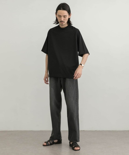 URBAN RESEARCH（アーバンリサーチ）の「『UR TECH ひやサラクール』リラックスTシャツ（Tシャツ/カットソー・メンズ・ホワイト/ブラック/ネイビー/ブルー系その他/チャコールグレー/グリーン系その他・SMALL/MEDIUM/LARGE/X-LARGE）」の19枚目の写真