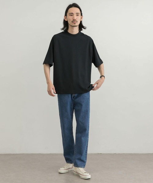 URBAN RESEARCH（アーバンリサーチ）の「『UR TECH ひやサラクール』リラックスTシャツ（Tシャツ/カットソー・メンズ・ホワイト/ブラック/ネイビー/ブルー系その他/チャコールグレー/グリーン系その他・SMALL/MEDIUM/LARGE/X-LARGE）」の22枚目の写真