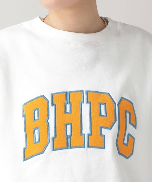 BEVERLY HILLS POLO CLUB(ビバリーヒルズポロクラブ)の「【Beverlyhill's POLO CLUB】アップリケロゴスウェットクルー/258185(スウェット・レディース・ホワイト/グリーン・FREE)」の14枚目の写真