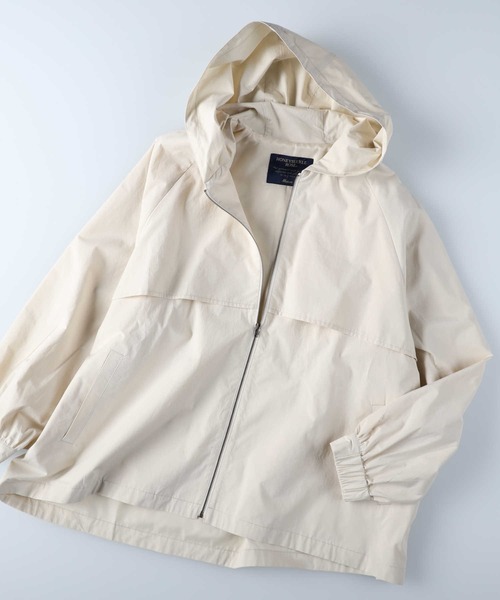 HONEYSUCKLE ROSE（ハニーサックルローズ）の「【HONEYSUCKLE ROSE】フラップ付きブルゾン（マウンテンパーカー・レディース・オフホワイト/ベージュ・L/M）」の12枚目の写真