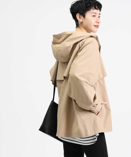 HONEYSUCKLE ROSE（ハニーサックルローズ）の「【HONEYSUCKLE ROSE】フラップ付きブルゾン（マウンテンパーカー・レディース・オフホワイト/ベージュ・L/M）」の11枚目の写真