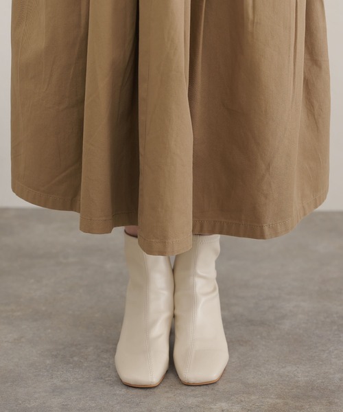 フロントタックフレアスカート（スカート）｜ElegChic（エレグシック）