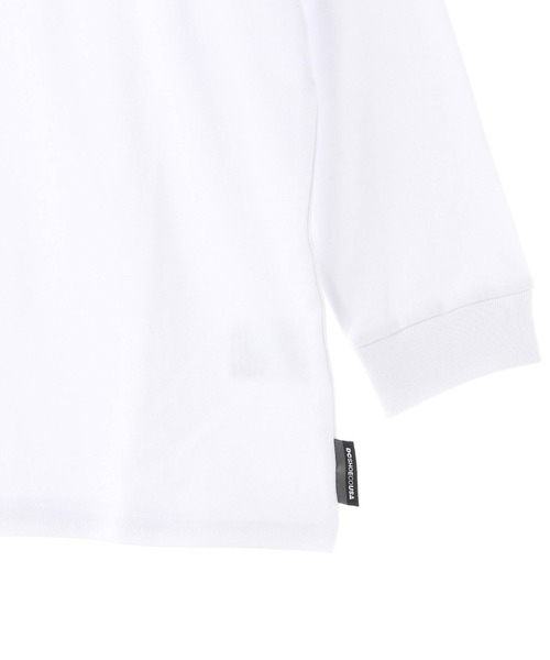 DC SHOES（ディーシーシューズ）の「22 KD BACK LOGO LS/DCキッズバックプリント長袖ロンT（Tシャツ/カットソー・キッズ・ホワイト/ブラック・130/140/150/160/100/110/120）」の8枚目の写真