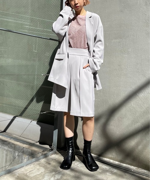 CIAOPANIC（チャオパニック）の「バックスリットテーラードジャケット（テーラードジャケット・レディース・ライトグレー/ブラウン/ベージュ・SMALL/MEDIUM）」の14枚目の写真