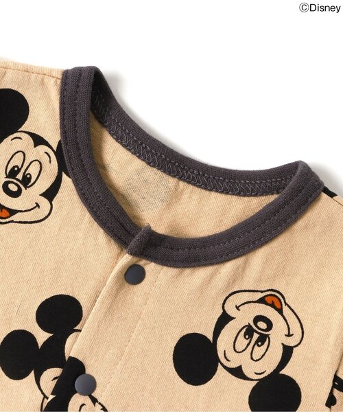 Disney（ディズニー）の「ディズニーキャラクター総柄ロンパス（ロンパース・キッズ・ベージュ/アイボリー/ミント・80/70/60）」の4枚目の写真