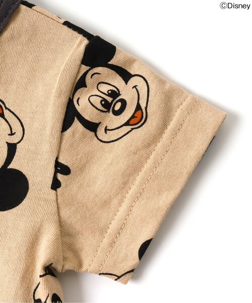 Disney（ディズニー）の「ディズニーキャラクター総柄ロンパス（ロンパース・キッズ・ベージュ/アイボリー/ミント・80/70/60）」の5枚目の写真