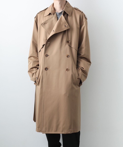 SATIN TRENCH COAT（トレンチコート）｜ato（アトウ）のファッション