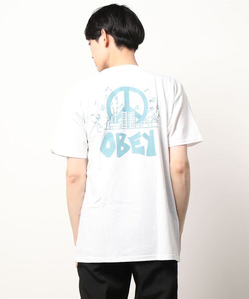 OBEY(オベイ)の「【OBEY】(UN)OBEY CITY BLOCK(Tシャツ/カットソー・メンズ・ブラック/ホワイト・X-LARGE/MEDIUM/LARGE)」の5枚目の写真