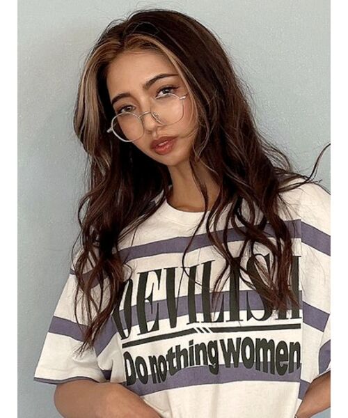 GYDA（ジェイダ）の「HEXAGONクリアサングラス（サングラス・レディース・ブラック/クリア・FREE）」の3枚目の写真