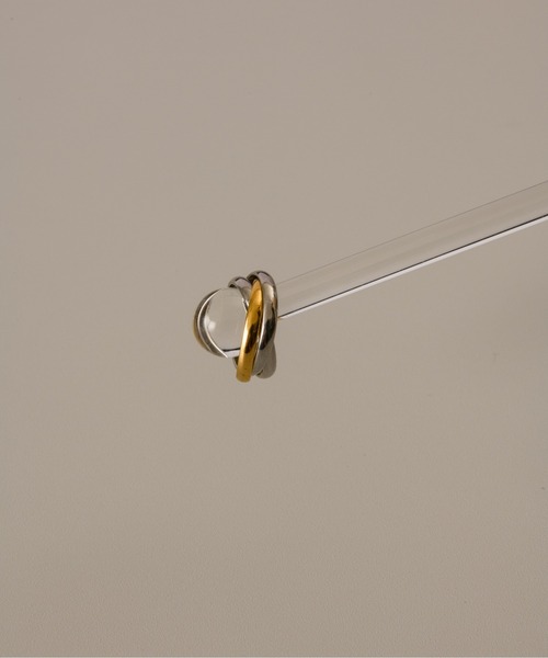 muku(ムク)の「金属アレルギー対応 トリオリング/サージカルステンレス/316L(リング・レディース・シルバー/ゴールド/シルバー×ゴールド/ゴールド系1・11/13/9)」の15枚目の写真