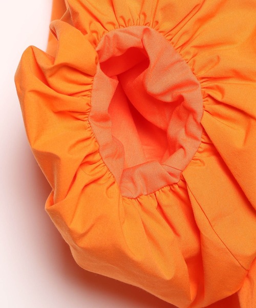 Heather（ヘザー）の「オープンネックブラウス（5分袖）　276362（シャツ/ブラウス・レディース・チャコールグレー/オレンジ/オフホワイト・FREE）」の16枚目の写真