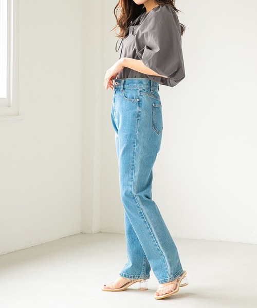 Heather（ヘザー）の「オープンネックブラウス（5分袖）　276362（シャツ/ブラウス・レディース・チャコールグレー/オレンジ/オフホワイト・FREE）」の21枚目の写真