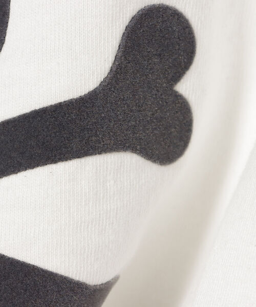 BEAMS mini（ビームスミニ）の「BEAMS mini / スカルフロッキー Tシャツ 22S (90～150㎝)（Tシャツ/カットソー・キッズ・オフホワイト/チャコールグレー・100/90/140/130/110/150/120）」の12枚目の写真