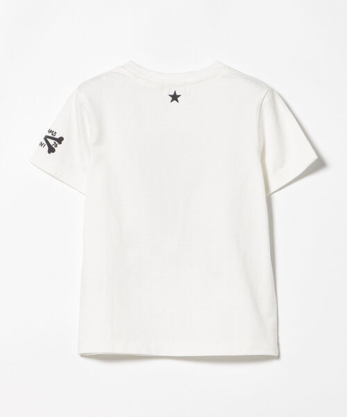 BEAMS mini（ビームスミニ）の「BEAMS mini / スカルフロッキー Tシャツ 22S (90～150㎝)（Tシャツ/カットソー・キッズ・オフホワイト/チャコールグレー・100/90/140/130/110/150/120）」の13枚目の写真