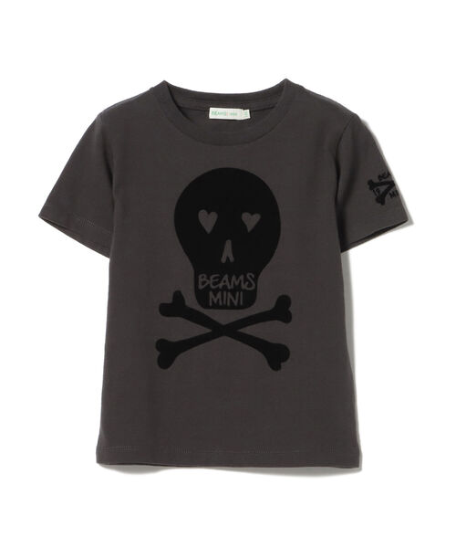 BEAMS mini（ビームスミニ）の「BEAMS mini / スカルフロッキー Tシャツ 22S (90～150㎝)（Tシャツ/カットソー・キッズ・オフホワイト/チャコールグレー・100/90/140/130/110/150/120）」の15枚目の写真