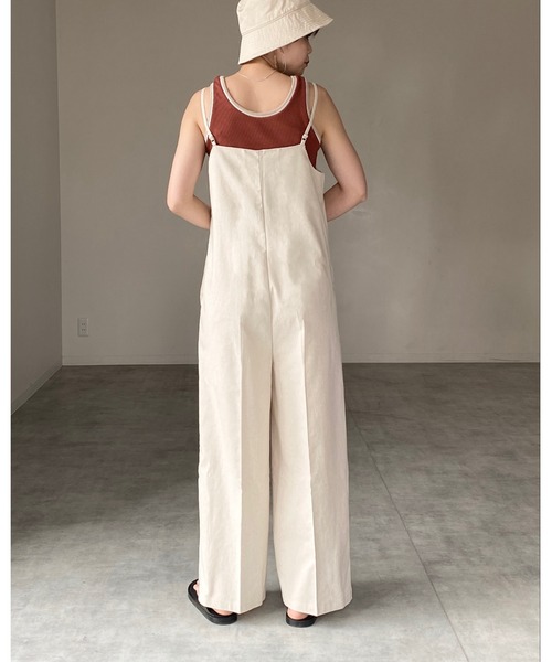 She's Closet(シーズクローゼット)の「配色ラインリブアメスリタンクトップコットンインナートップス(タンクトップ・レディース・ブラック/オレンジ/グリーン/アイボリー・FREE)」の20枚目の写真