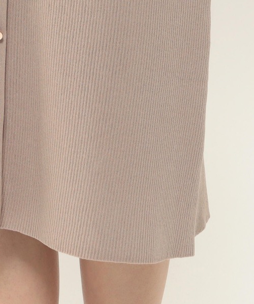 MISCH MASCH(ミッシュマッシュ)の「袖ボリュームニットワンピース【美人百花5月号掲載】(ワンピース・レディース・ピンク/ベージュ/ブラック・MEDIUM)」の4枚目の写真