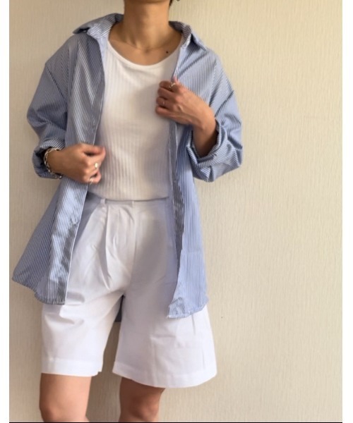 Ritzy（リッツィー）の「タック入りショートパンツ（その他パンツ・レディース・ホワイト/ブラック/グリーン・S/M/L）」の13枚目の写真