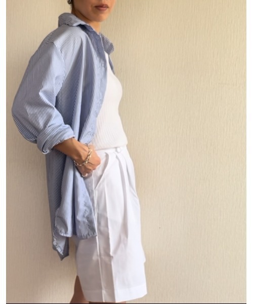 Ritzy（リッツィー）の「タック入りショートパンツ（その他パンツ・レディース・ホワイト/ブラック/グリーン・S/M/L）」の15枚目の写真