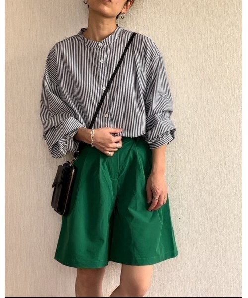 Ritzy（リッツィー）の「タック入りショートパンツ（その他パンツ・レディース・ホワイト/ブラック/グリーン・S/M/L）」の22枚目の写真