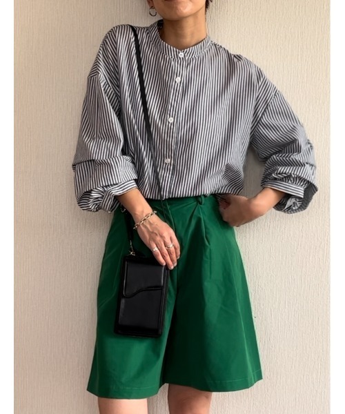 Ritzy（リッツィー）の「タック入りショートパンツ（その他パンツ・レディース・ホワイト/ブラック/グリーン・S/M/L）」の19枚目の写真