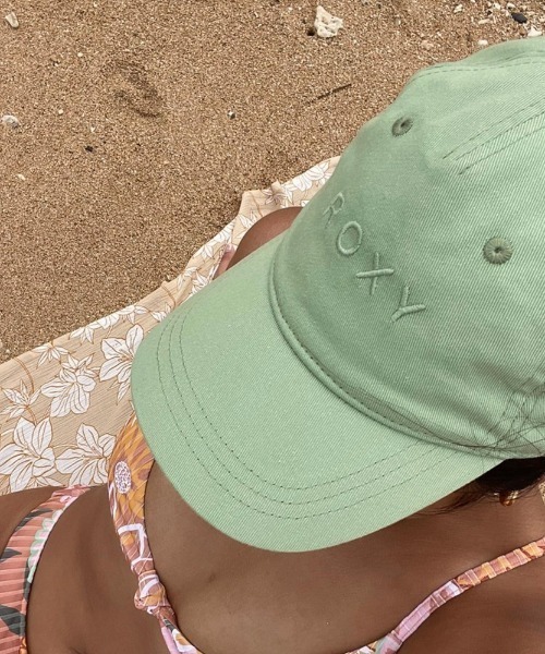 ROXY（ロキシー）の「DEAR BELIEVER LOGO C/ロキシー帽子（キャップ）（キャップ・レディース・ブルー/グリーン・FREE）」の2枚目の写真