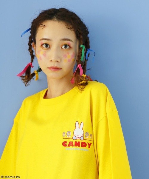 新品タグ付き CandyStripper ミッフィー コラボ 半袖Tシャツ 美品 Candy Stripper - ☆新品☆candy stripper ミッフィー Tシャツの