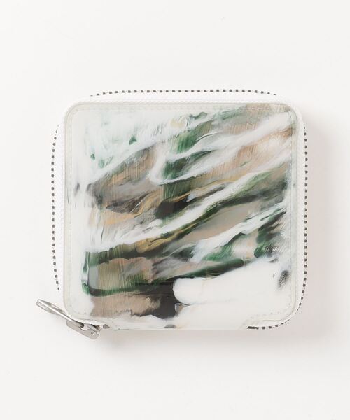 【macromauro】 Wallase&Murron Special Order / PAINT WALLET / GREEN