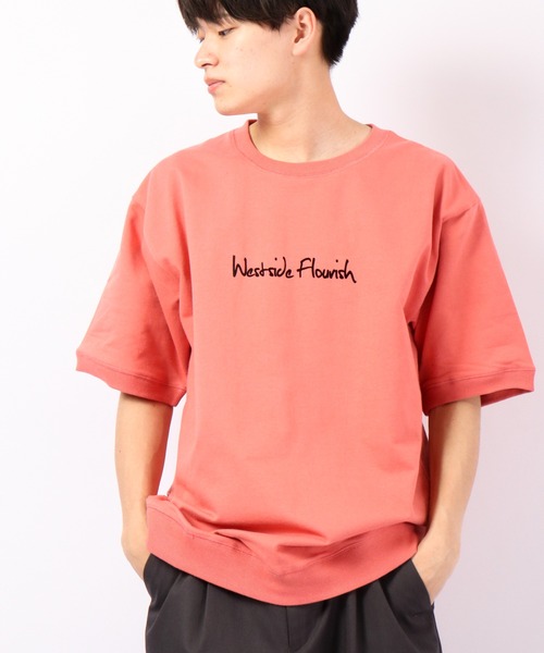 Bling Leads(ブリングリーズ)の「Bling Leads ミニ裏毛半袖クルー(Tシャツ/カットソー・メンズ・ネイビー/カーキ/オレンジ・M/L)」の11枚目の写真