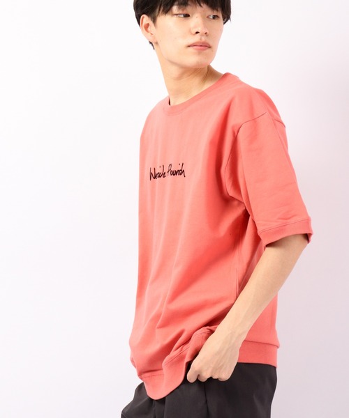 Bling Leads(ブリングリーズ)の「Bling Leads ミニ裏毛半袖クルー(Tシャツ/カットソー・メンズ・ネイビー/カーキ/オレンジ・M/L)」の10枚目の写真
