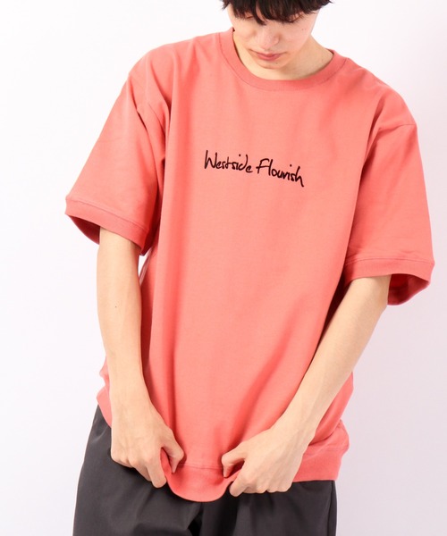 Bling Leads(ブリングリーズ)の「Bling Leads ミニ裏毛半袖クルー(Tシャツ/カットソー・メンズ・ネイビー/カーキ/オレンジ・M/L)」の12枚目の写真