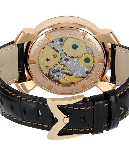 GaGa MILANO(ガガミラノ)の「GaGa MILANO/ガガミラノ MANUALE48MM 腕時計 501112S-BLK メンズ(アナログ腕時計・メンズ・ブラック・FREE)」の2枚目の写真