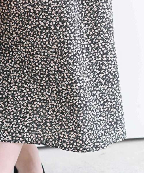 rps（アールピーエス）の「ベルト付きプリントＨＳクレリックワンピース（ワンピース・レディース・ブラック/オフホワイト/グリーン・M）」の19枚目の写真