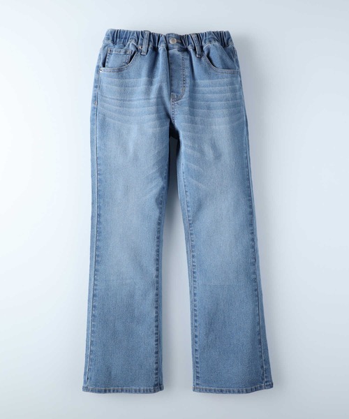 HONEYSUCKLE ROSE（ハニーサックルローズ）の「【HONEYSUCKLE ROSE】サマーデニムクロップフレア（デニムパンツ・レディース・ダークインディゴブルー/ライトインディゴブルー・S/L/XS/M）」の3枚目の写真