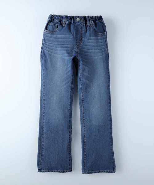 HONEYSUCKLE ROSE（ハニーサックルローズ）の「【HONEYSUCKLE ROSE】サマーデニムクロップフレア（デニムパンツ・レディース・ダークインディゴブルー/ライトインディゴブルー・S/L/XS/M）」の4枚目の写真