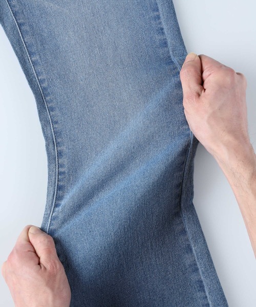 HONEYSUCKLE ROSE（ハニーサックルローズ）の「【HONEYSUCKLE ROSE】サマーデニムクロップフレア（デニムパンツ・レディース・ダークインディゴブルー/ライトインディゴブルー・S/L/XS/M）」の12枚目の写真