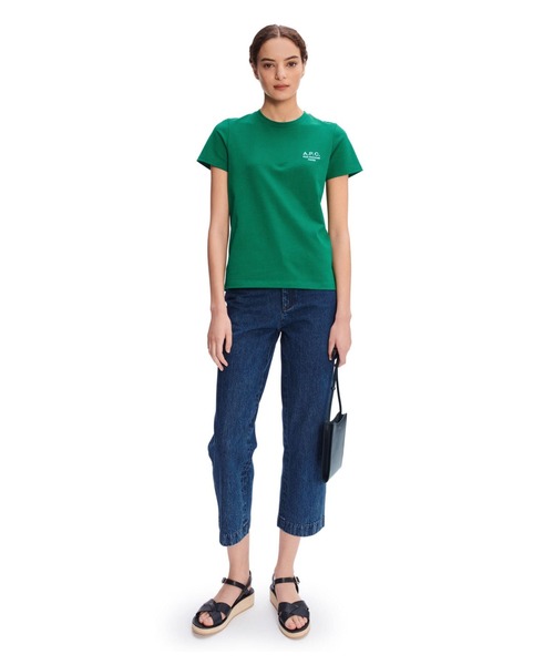 A.P.C.(アーペーセー)の「T-SHIRT DENISE 22AC(Tシャツ/カットソー・レディース・ホワイト/ブラック系その他/ベージュ/グリーン・S/M/L)」の15枚目の写真