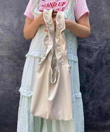 Casselini | フェイクレザーフリルエコバッグ(エコバッグ/サブバッグ)