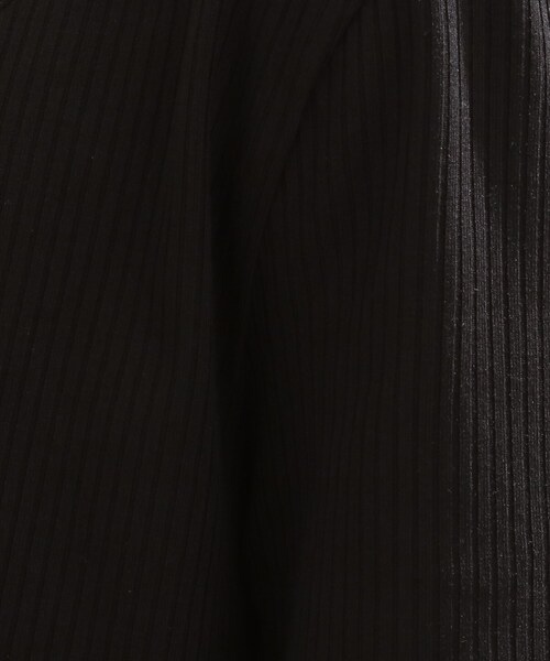 Cutie Blonde（キューティーブロンド）の「◆【S-L/2点セット】カラーボーダー半袖アンサンブル（アンサンブル・レディース・キャメル/ライトグリーン系2/イエロー系2/ホワイト系5/グリーン/ブラック・01/02/03）」の15枚目の写真