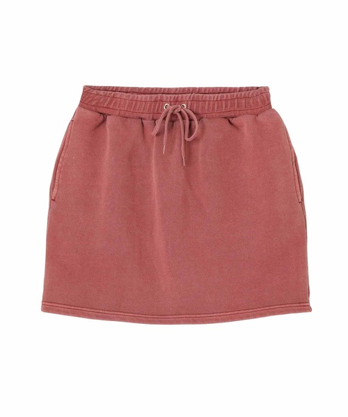 X-girl（エックスガール）の「PIGMENT DYED SWEAT MINI SKIRT