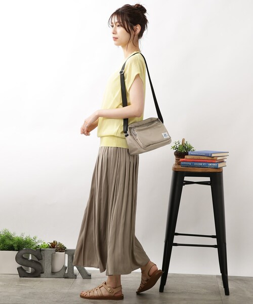 DRESKIP(ドレスキップ)の「◆【Lee】別注 ナイロンショルダーバッグ(ショルダーバッグ・レディース・オレンジ/グレー/ブラック・00)」の10枚目の写真