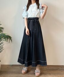 MAJESTIC LEGON | ステッチLadyフレアスカート(スカート)