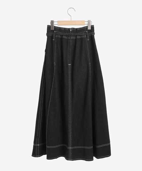 MAJESTIC LEGON（マジェスティックレゴン）の「ステッチLadyフレアスカート（スカート・レディース・ブラック/ネイビー/アイボリー・SMALL/MEDIUM）」の19枚目の写真