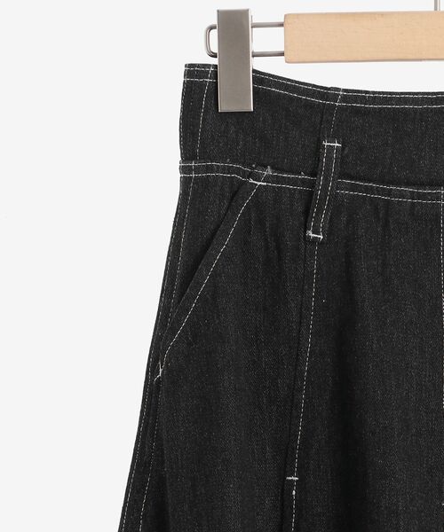 MAJESTIC LEGON（マジェスティックレゴン）の「ステッチLadyフレアスカート（スカート・レディース・ブラック/ネイビー/アイボリー・SMALL/MEDIUM）」の6枚目の写真