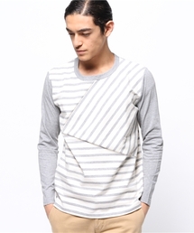 Palme d'Or（パルムドール）の「Palme d'Or パルムドール / SRANTING CUTSEW ボーダーカットソー（Tシャツ/カットソー）」