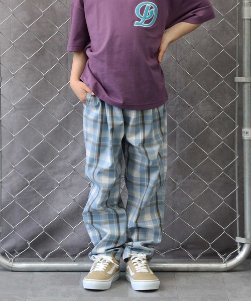 Right-on（ライトオン）の「【接触冷感】サラサライージーパンツ / 吸水速乾 / UVカット（その他パンツ・キッズ・カーキブラウン/サックスブルー/ブラック/ブルー/ブラウン・120/140/160/130/105/150）」の17枚目の写真