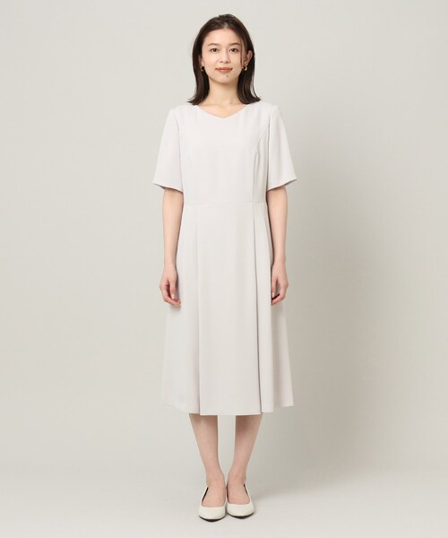 UNTITLED【美シルエット ワンピース】 ラクに美シルエット！／夏ワンピース】リラクシーロング